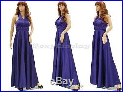 Female Mannequin Plastic Unbreakable Display Head Turns Dress Form G4 + Free Wig