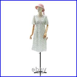 Female Mannequin Torso Dress Clothing Form Display Body WithHead Hand Tripod Stand