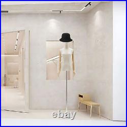 Female Mannequin Torso Dress Clothing Form Display Body WithHead Hand Tripod Stand