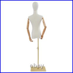 Female Mannequin Torso Dress Form Display Adjustable Height Tshirt Display Body