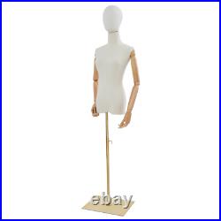 Female Mannequin Torso Dress Form Display Adjustable Height Tshirt Display Body