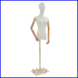Female Mannequin Torso Dress Form Display Adjustable Height Tshirt Display Body