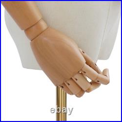 Female Mannequin Torso Dress Form Display Adjustable Height Tshirt Display Body