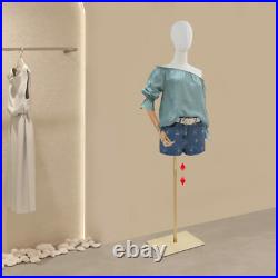 Female Mannequin Torso Dress Form Display Adjustable Height Tshirt Display Body