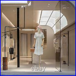 Female Mannequin Torso Dress Form Realistic Plastic Half Body Head Dress Display