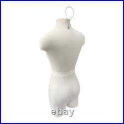 Female Mannequin Torso Dress Form with Hang-Wire Loop Small Size