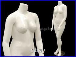 Female Mature Plus Size Headless mannequin with high heel feet #NANCYBW2S-MD