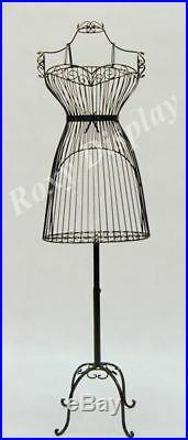 Female Metal Wire Form with Antique Metal Base #TY-XY140075B