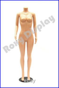 Female Plastic Unbreakable Mannequin Display Dress Form Display PS-957-04F