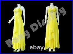 Female Plastic Unbreakable Mannequin Display Dress Form Display PS-957-04W