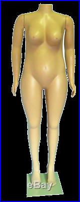 Female Plus Size Brazilian Style Full Body Mannequin With Arms R4902b