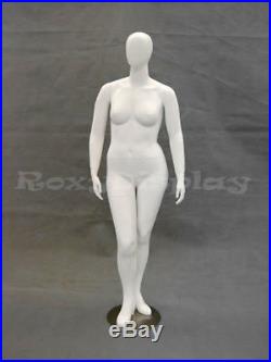 Female Plus Size Egg Head Mannequin Dress Form Display #MD-NANCYW1