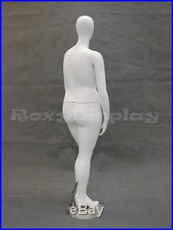 Female Plus Size Egg Head Mannequin Dress Form Display #MD-NANCYW2