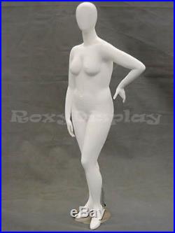 Female Plus Size Egg Head Mannequin Dress Form Display #MD-NANCYW3