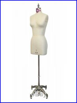 Female Professional Dress Form Half Body Mannequin, withHip, size 4