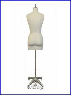 Female Professional Dress Form Half Body Mannequin, withHip, size 4