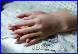 Female Silicone Mannequin Hand Display Model Prop Lifelike Right Hand