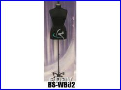 Female Size 14-16 Mannequin Manequin Manikin Dress Form #F14/16BK+BS-WB02T