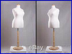 Female Size 18-20 Mannequin Manequin Manikin Dress Form #F18/20W+BS-R01N