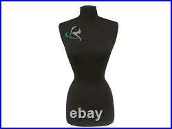 Female Size 2-4 Mannequin Manequin Manikin Dress Form #F2/4BK+BS-02BKX