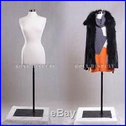 Female Size 6-8 Jersey Cover Body Form Mannequin Dress Form #F6/8W+BS-05BK