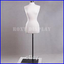 Female Size 6-8 Jersey Cover Body Form Mannequin Dress Form #F6/8W+BS-05BK