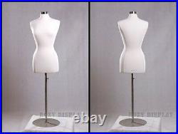 Female Size 6-8 Jersey Cover Body Form Mannequin Manikin Dress Form #F6/8W+BS-04
