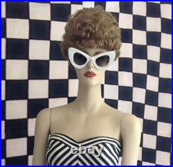Female Standing Mannequin withSwimsuit Costume, Wig & Accessories READ