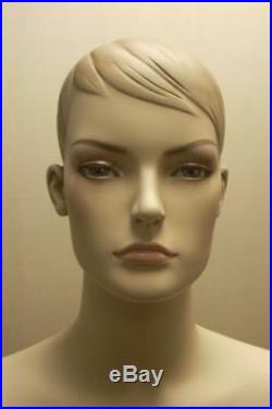 Female Teen Realistic Full Body Mannequin Detailed Make Up and Molded Hair
