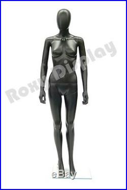 Female Unbreakable Egghead Plastic Mannequin Turnable &Removable Head PS-SF6BKEG