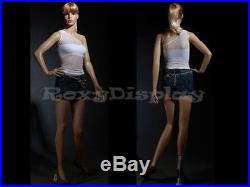 Female Unbreakable Plastic Mannequin Display Dress Form PS-G1+FREE Wig