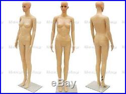 Female Unbreakable Plastic Mannequin Display Dress Form PS-G7+FREE Wig