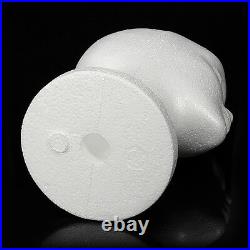 Female White Styrofoam Foam Mannequin Manikin Head Stand Hat headphones Wig, US