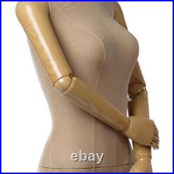 Female Women Dress Form Mannequin Body with arms Head Base Store Display Model