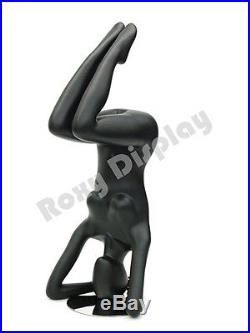 Female Yoga Style Fiberglass Mannequin Display Dress Form #MC-YOGA03BK