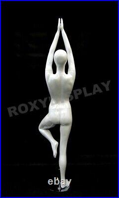 Female Yoga Style Fiberglass Mannequin Display Dress Form #MC-YOGA07