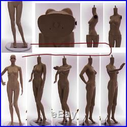 Female display mannequin on sale, durable plastic manikin-P8 +2FreeWigs