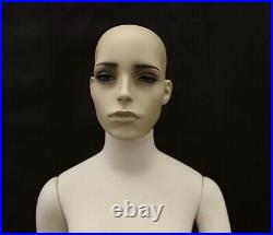Female full body Poseable Mannequin form flexible parts #JF-F01SOFTX+JF-EVENLY