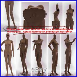 Female mannequin, head/arm rotates, manikin-F3+2FreeWig