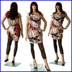 Female mannequin+stand, Hand made painted skin full body, realistic manikin IVY