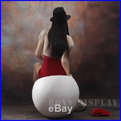 Fiberglass Female Maneqn Mannequin Display Dress Form #MZ-ZARA5+Round Stool