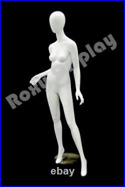 Fiberglass Female mannequin EggHead Style Dress Form Display #MD-A2W2-S