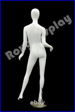 Fiberglass Female mannequin EggHead Style Dress Form Display #MD-A2W2-S