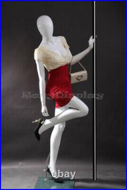 Fiberglass Female mannequin EggHead Style Dress Form Display #MZ-ZARA3EG