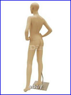 Fiberglass Female mannequin Fleshtone Color Dress Form Display #MD-A4F1