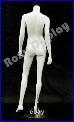 Fiberglass Female mannequin Headless Style Dress Form Display #MD-A3BW1-S