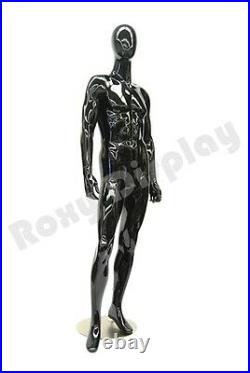 Fiberglass Male Mannequin Manikin Dummy Dress Form Display Clothing MD-GM53BK1-S