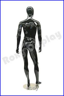 Fiberglass Male Mannequin Manikin Dummy Dress Form Display Clothing MD-GM53BK1-S