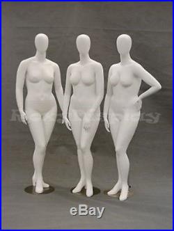 Fiberglass Plus Size Female Mannequin Group #NANCYW1+NANCYW2+NANCYW3