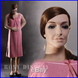 Fiberglass Pregnant Female Display Mannequin Manikin Dummy Dress Form MZ-YF1